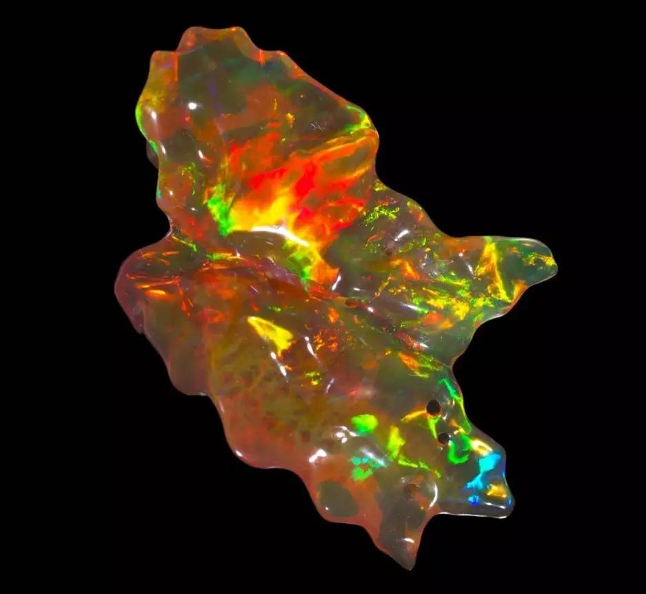 报告!就是这绚烂的火欧泊让我有忍不住剁手的欲望