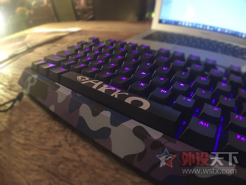 akko96键机械键盘评测,akko机械键盘青绿色