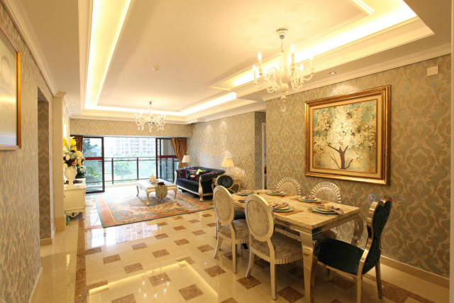 阳光城檀悦83平效果图,阳光城檀悦复式设计方案