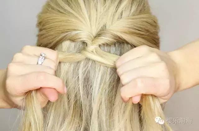 鱼尾头发型教程,简单几步轻松打造气质公主头