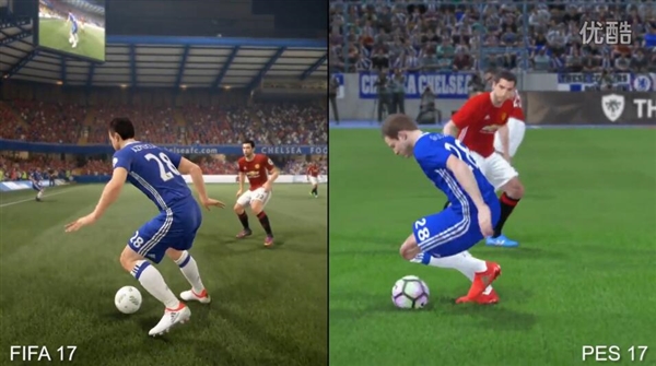 fifa17和实况2017哪个好玩,fifa17对战