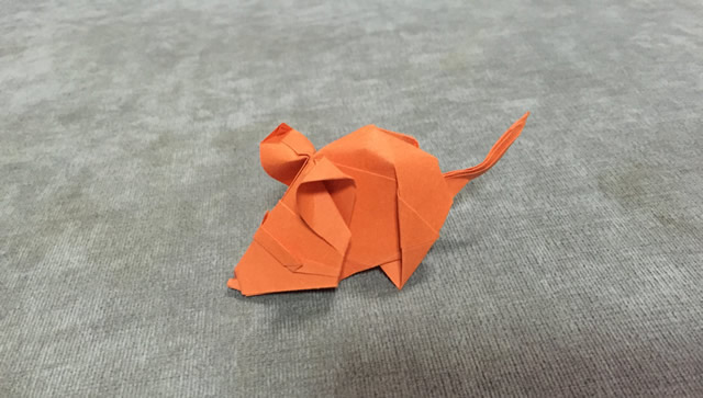 折纸老鼠最简单的折法,折纸老鼠最简单的方法