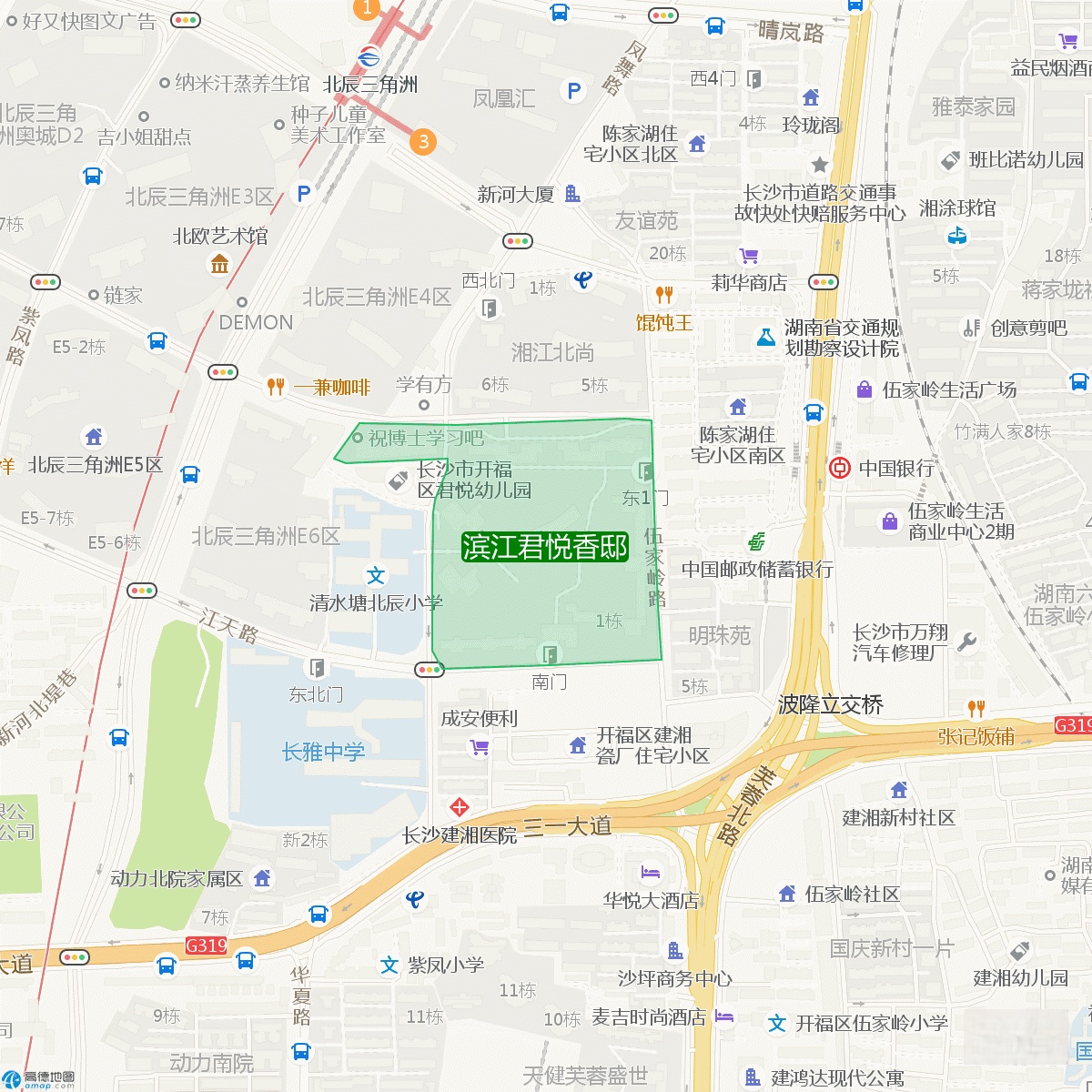 开福区伍家岭君悦香邸是学区房吗,开福最好的楼盘如何选