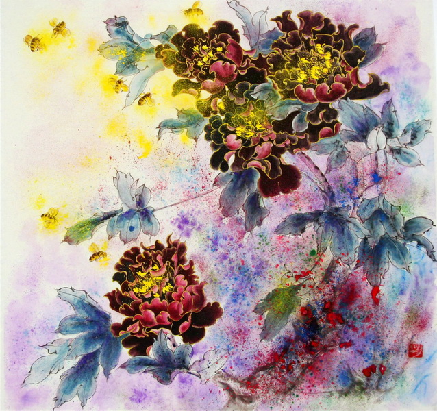 花语娆艳蝶舞翩跹—傅玉梅