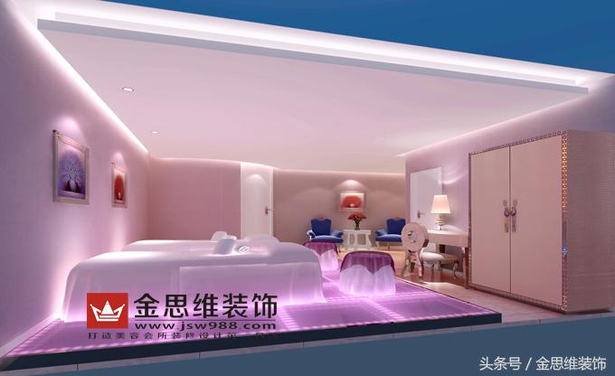 美容院装修效果图网红风格,60平方轻奢美容院装修风格大全