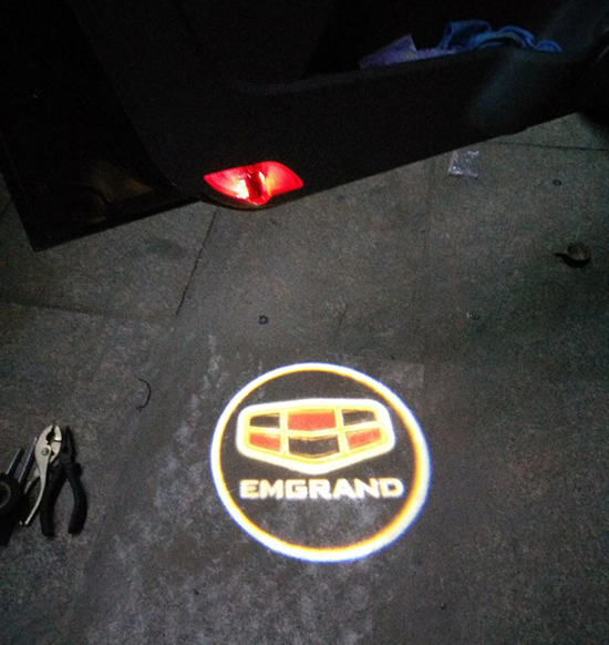 汽车迎宾灯改装,传祺m6pro迎宾灯改装