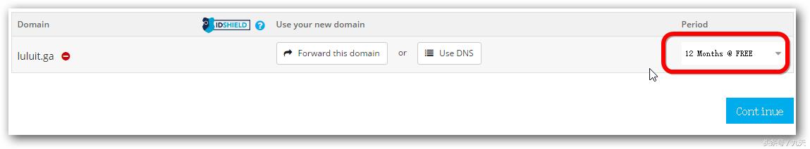 免费一级域名申请,一年免费云服务器