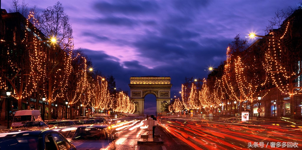 十大奢侈品购物天堂,巴黎香榭丽舍大道奢侈品店购物