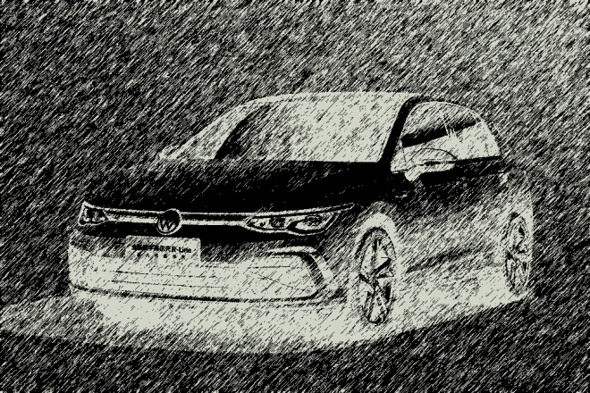 2021款大众第八代高尔夫实车亮相,延续经典第八代高尔夫海外实拍