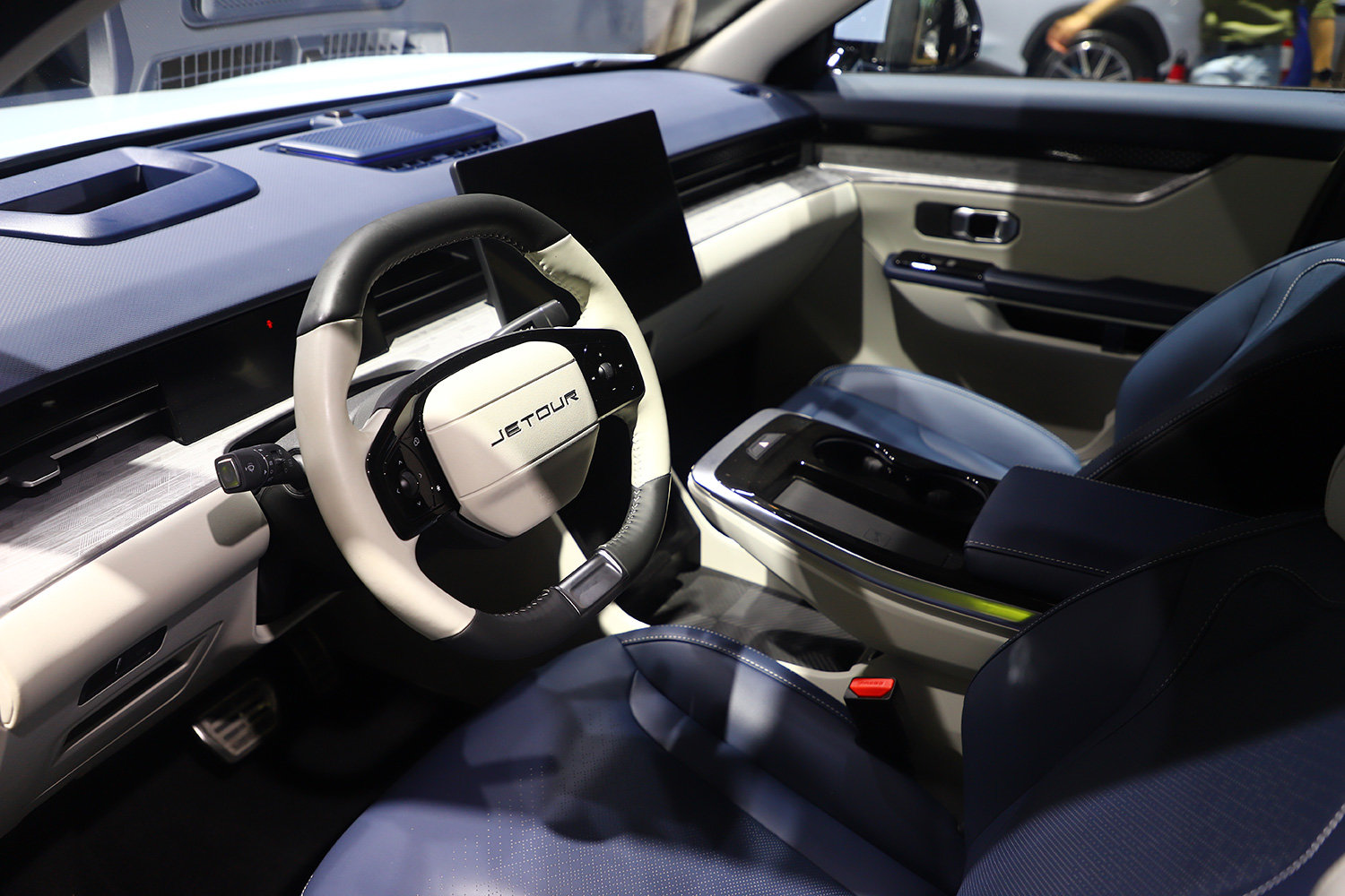 捷途T-3概念车亮相车展,上海车展实拍捷途t-3概念车