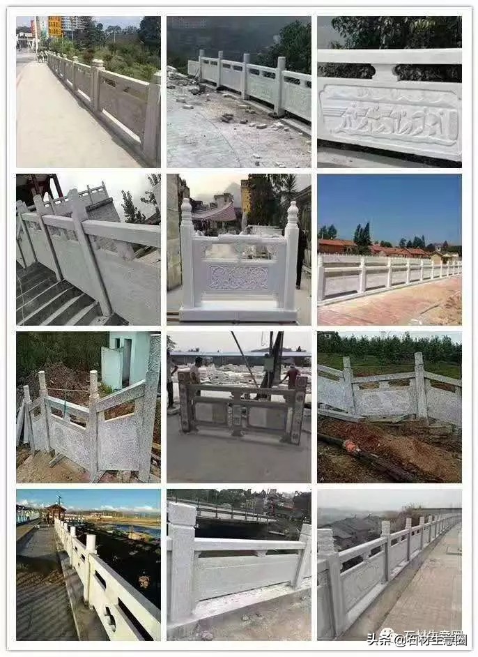 别墅大理石栏杆款式大全,别墅阳台栏杆温州石材