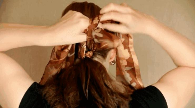 丝巾的系法生活小妙招丝巾新花样,教你丝巾多种系法百变丝巾