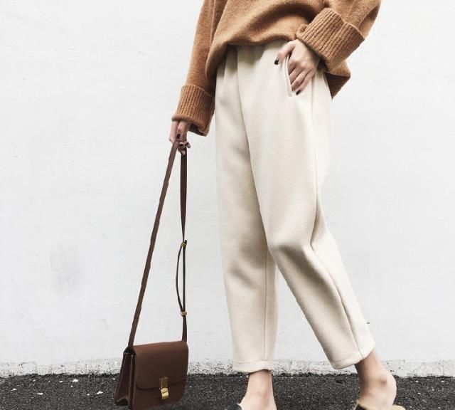 冬季最流行的加绒裤,冬季加绒裤好看