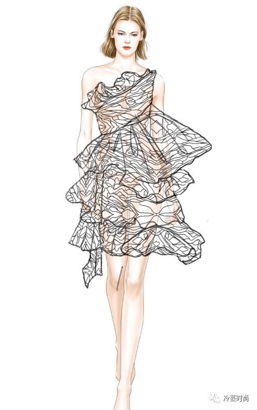 做一个专业的服装人,服装设计专业学生的作业