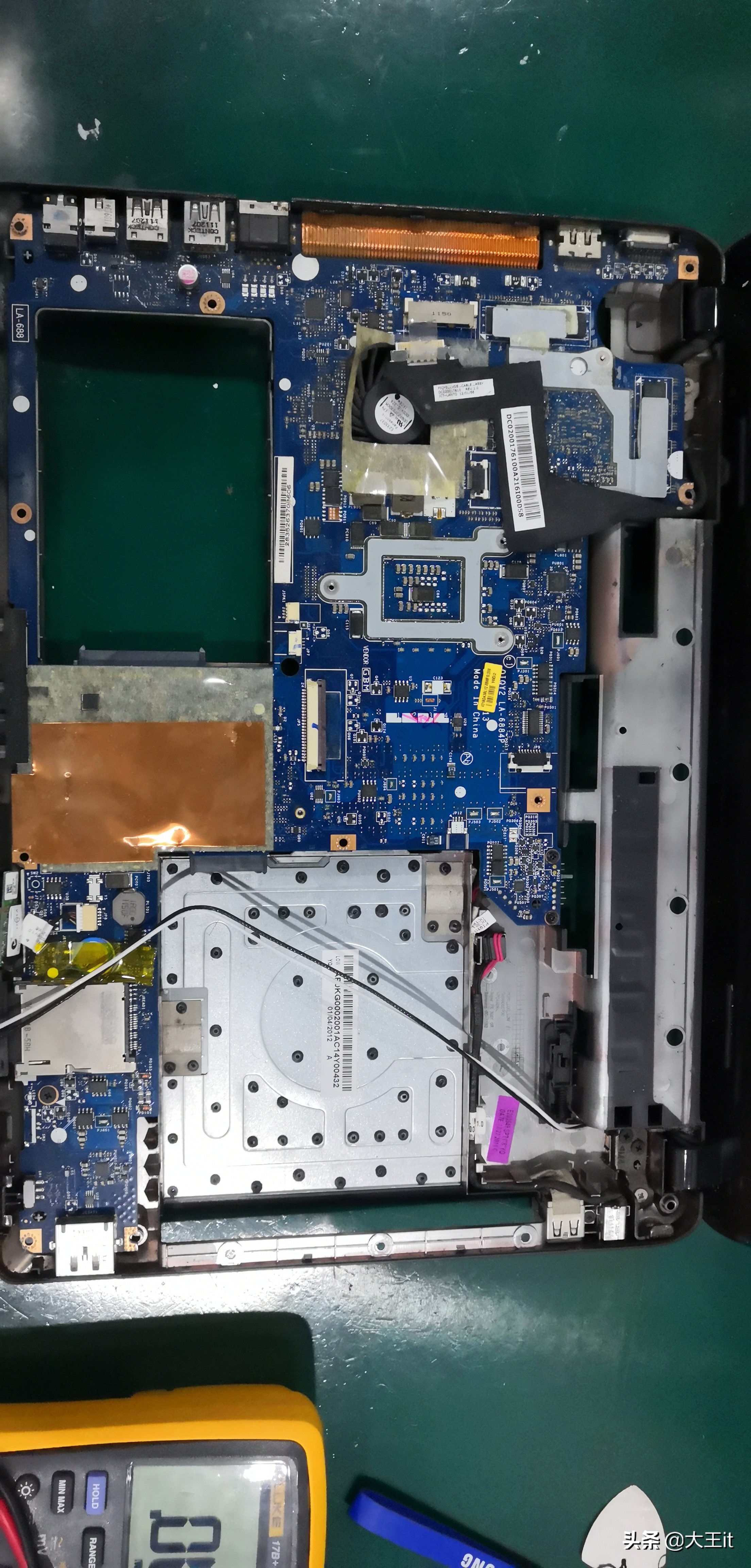 联想y470主板短路检测,联想y470笔记本修理转轴