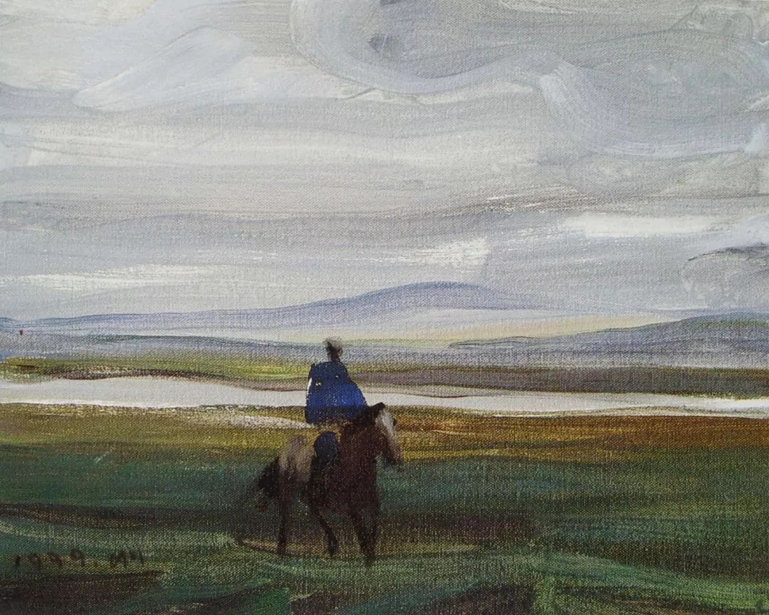 亦中亦西的艺术格局丨忆著名画家杨刚先生