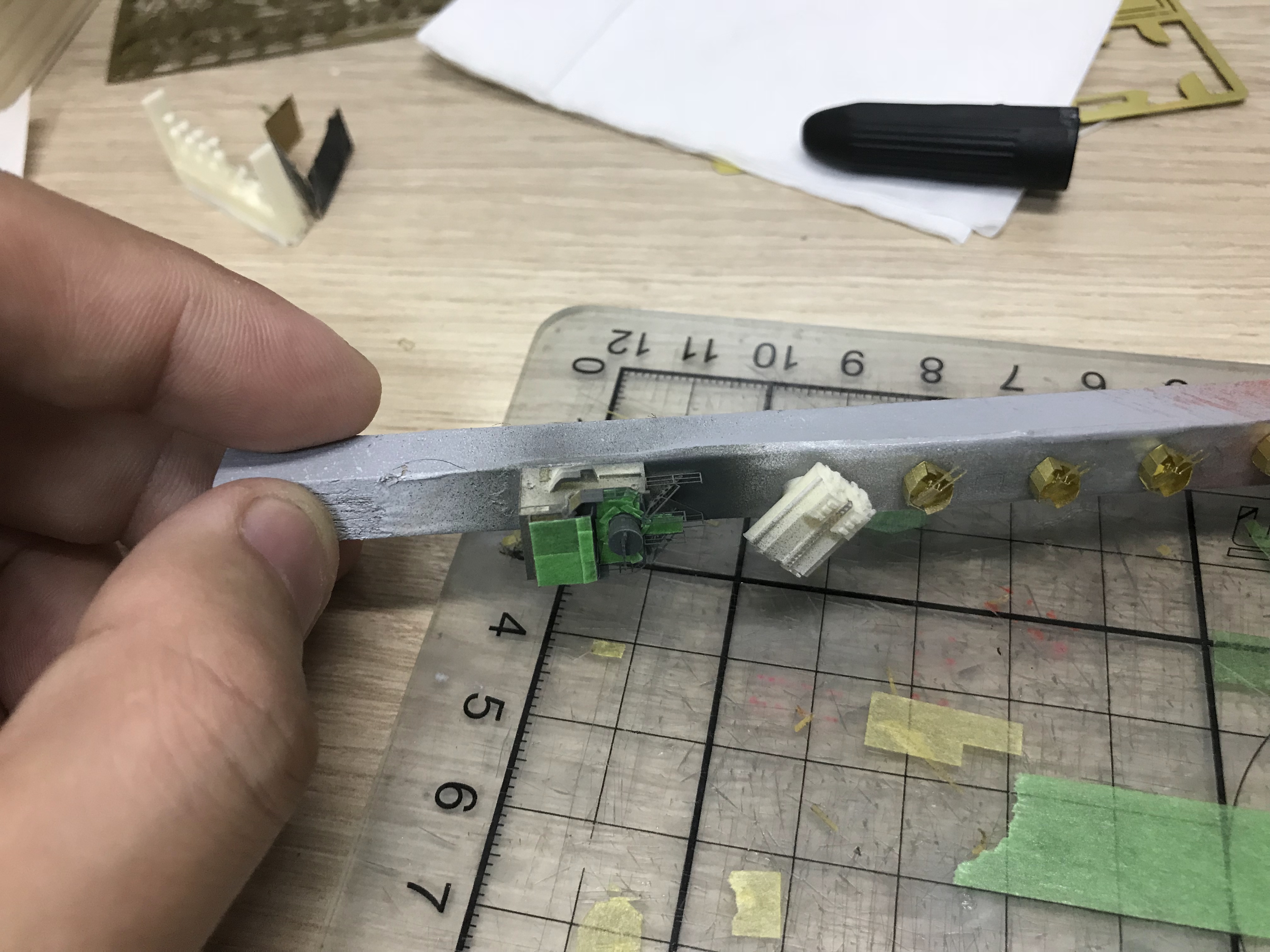 「手工船模」1/700宜宾号导弹护卫舰制作小记