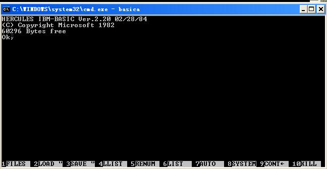 IBM-PCBASICA是不是学生时代学习的最老的程序？