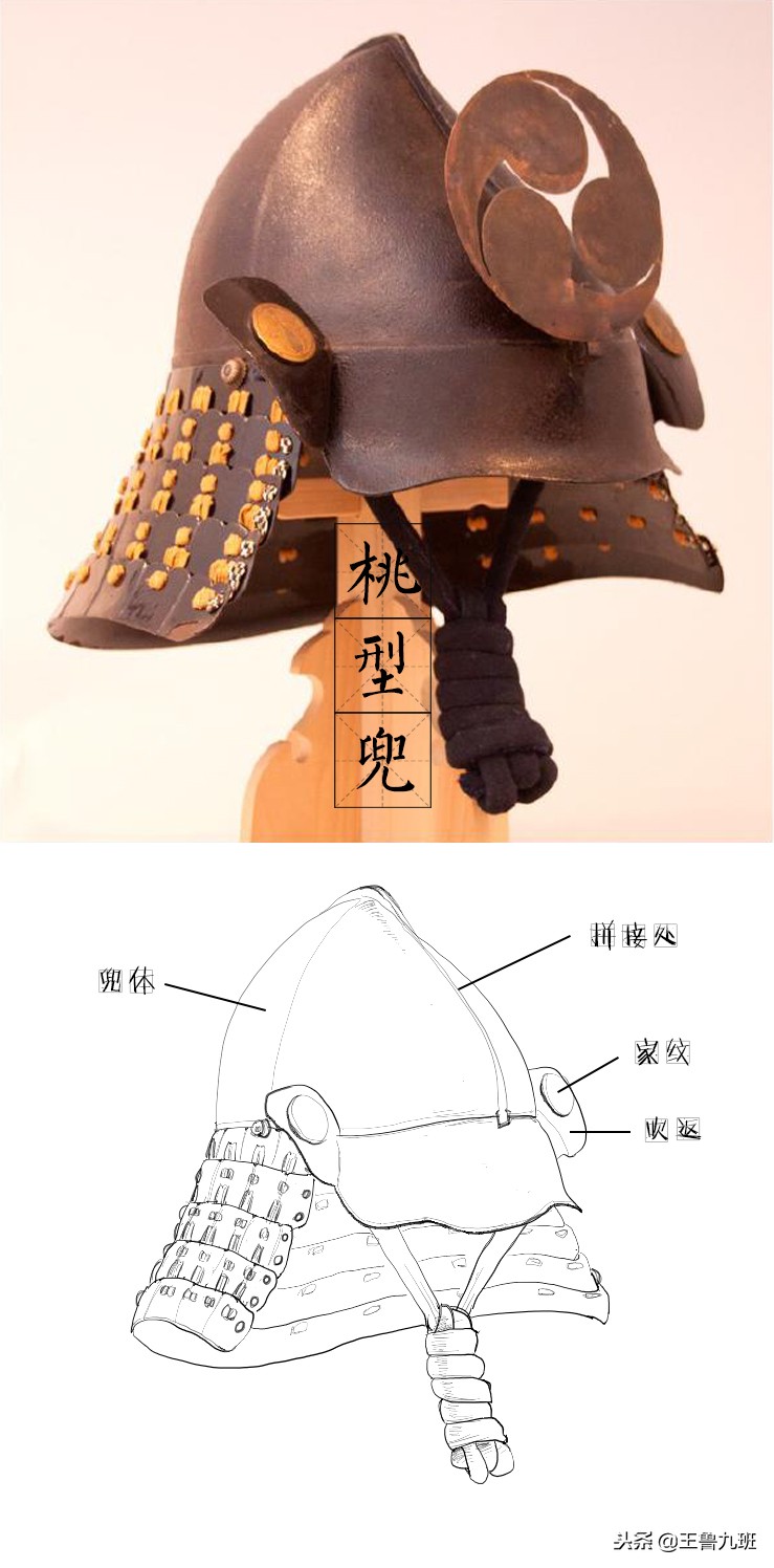 日本武士头盔图解,奇葩的日本武士头盔