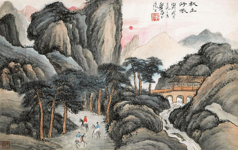 郑午昌花鸟,丝鬓散人郑午昌百幅绘画作品赏析