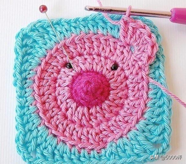 怎么用毯子做一个小熊,怎样用一根线钩小熊毯子