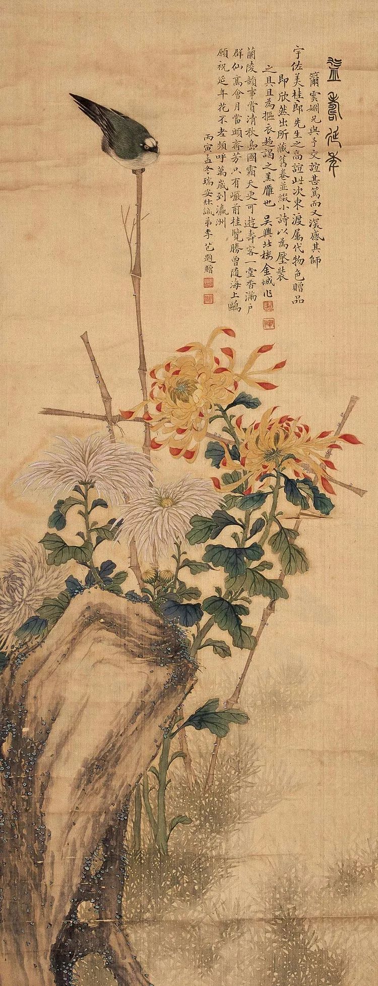 他45岁之前以临摹为主，46岁后创作即达高峰