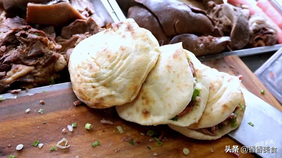 最适合摆摊的卤菜夹烧饼,郑州烧饼夹卤肉