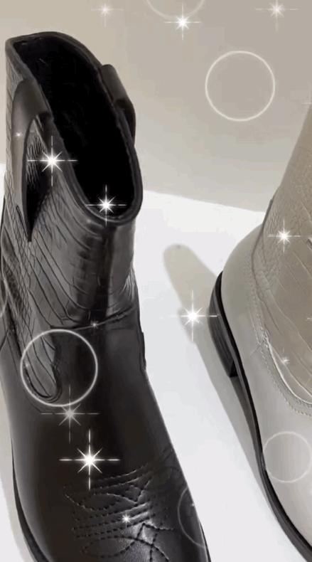 老爹鞋请退位，秋季气质的你穿上一双“牛仔靴”，让你率性又时髦