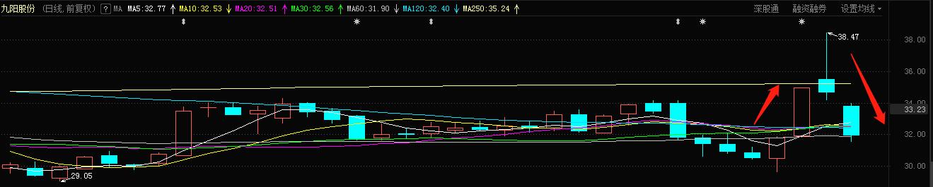 九阳股份这二年为啥股价一直跌,2天炒股亏掉上亿