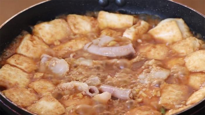 瘦肉炒豆腐简单做法,如何做好吃又简单的猪肉炒豆腐