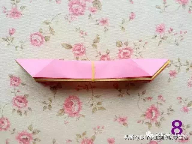 荷花灯折纸方法及步骤图,荷花折纸灯