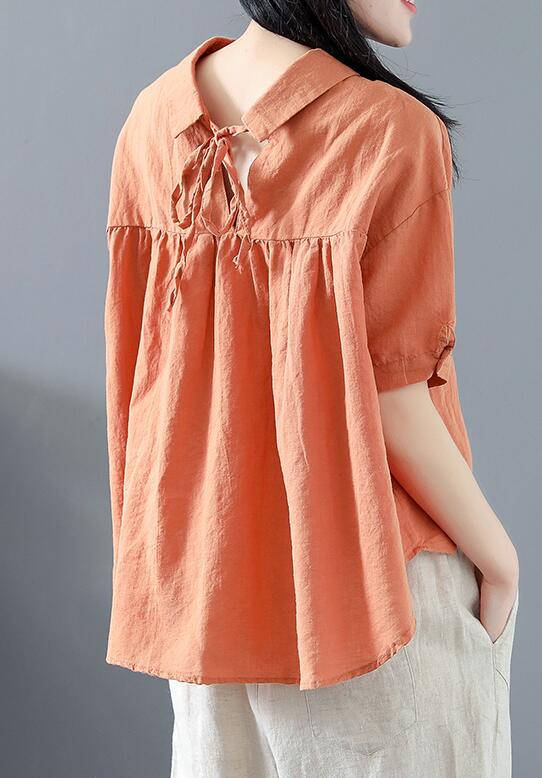 亚麻休闲女衬衫,亚麻衬衫怎么穿才有品位