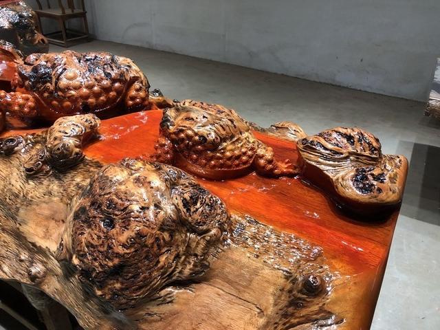 正宗根雕茶桌价格,桂林根雕根艺茶桌