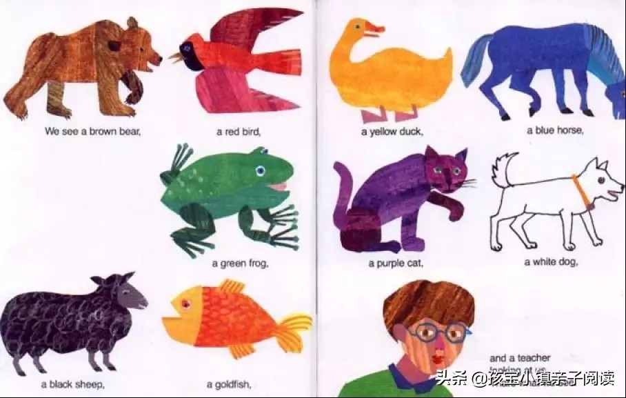 brownbearwhatdoyousee绘本中文版,英文绘本brownbear思维导图