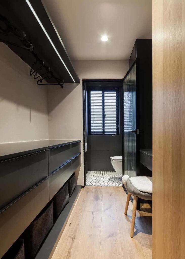 原木色极简家,黑白原木极简风格