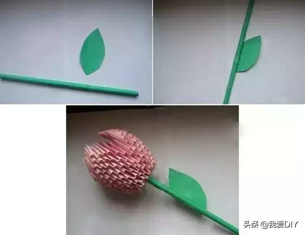 一张三角插纸，小时候肯定玩过，让人一拼就停不下来！附教程