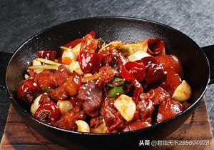 湘菜狗肉干锅的正宗做法,正宗湘菜狗肉干锅