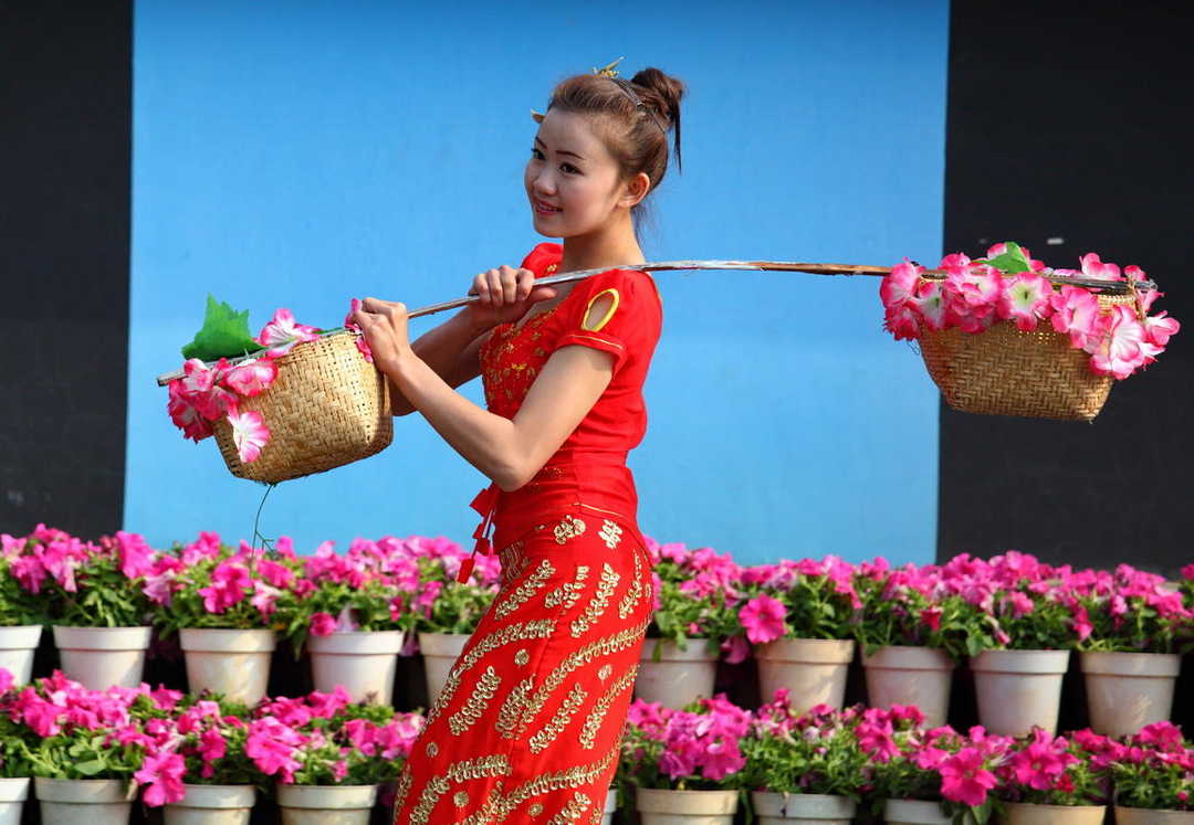 云南风情美女,云南的玉溪的美女