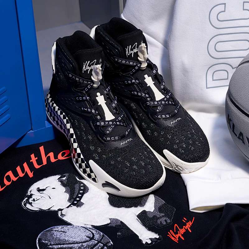 安踏kt5象棋,安踏kt6克莱汤普森灰橙涂鸦