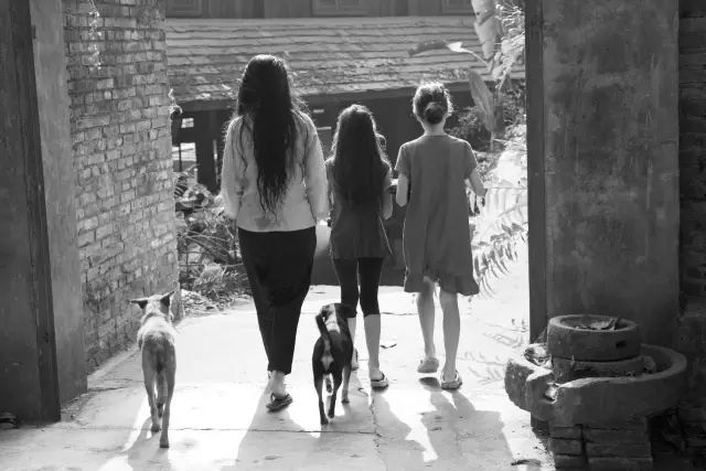 29岁不当记者，追随德国老公守护雨林，两女儿宛如天使，可不上学