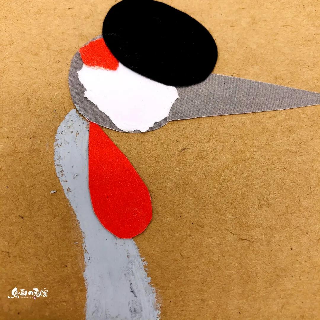 黑冠鹤剪纸作品,黑冠鹤玩具