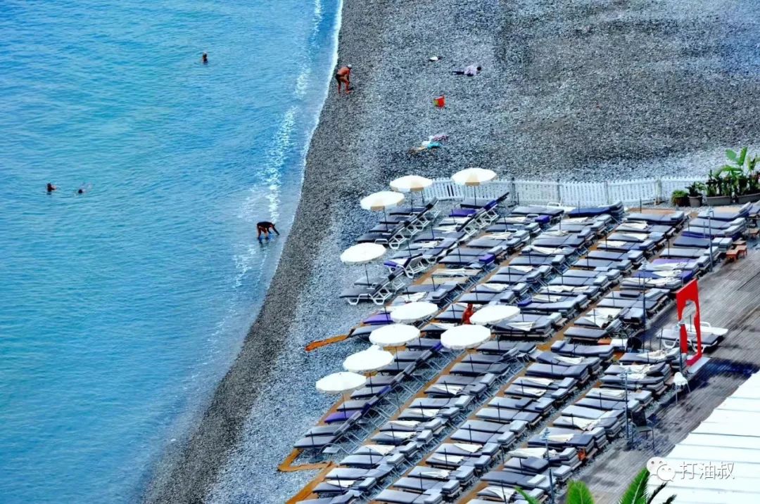 法国尼斯和蔚蓝海岸,尼斯海滩蔚蓝海岸