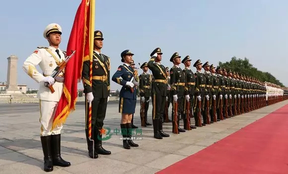 中国军人仪仗队长筒靴,中国仪仗队军服图片大全