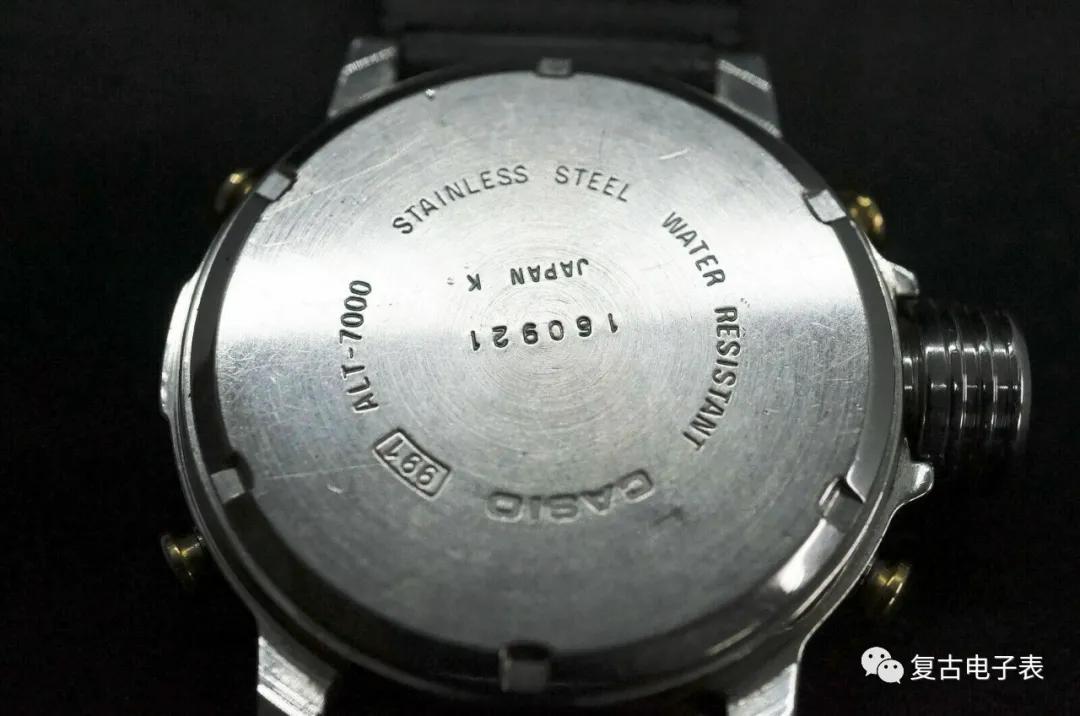 搭载多重边框计算方式的双重感应器CASIOalt7000