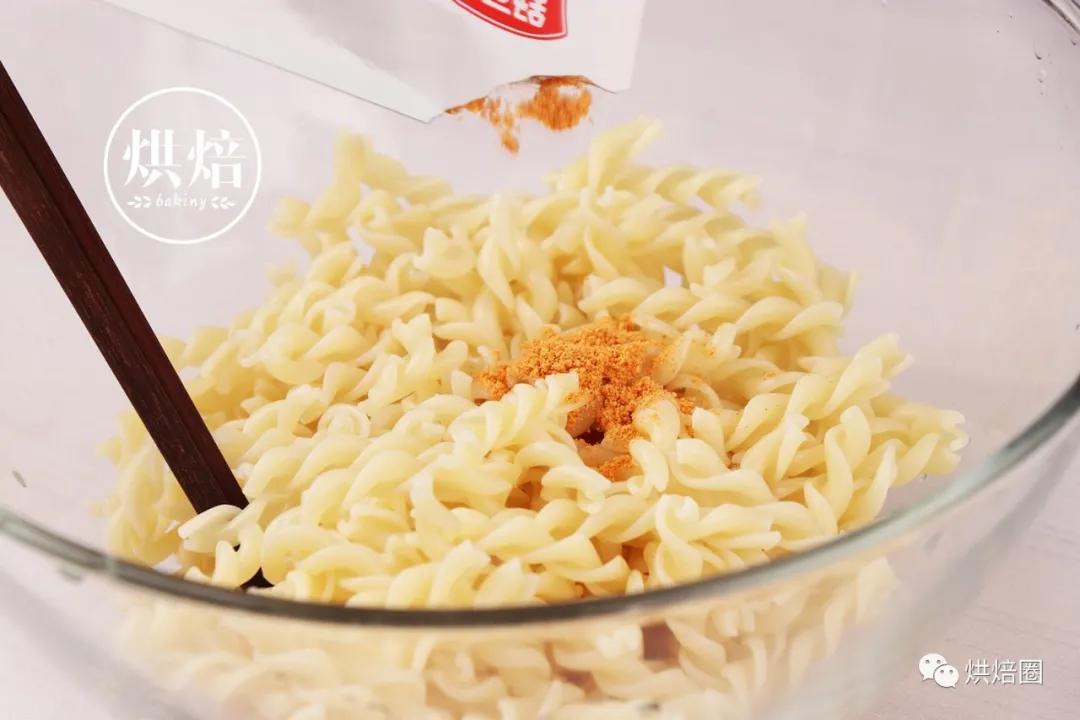 简易螺旋意面不用油做法,意面不油炸的做法