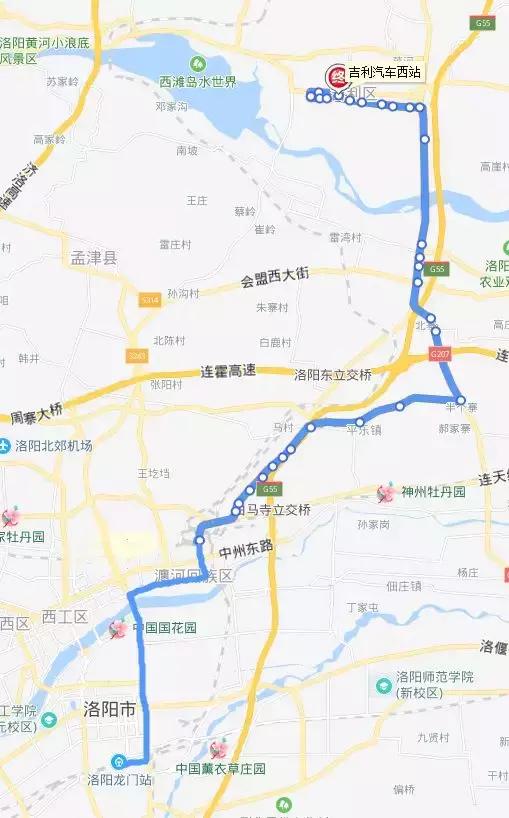 洛阳市区到县城公交车,洛阳龙门到济源城际公交时刻表