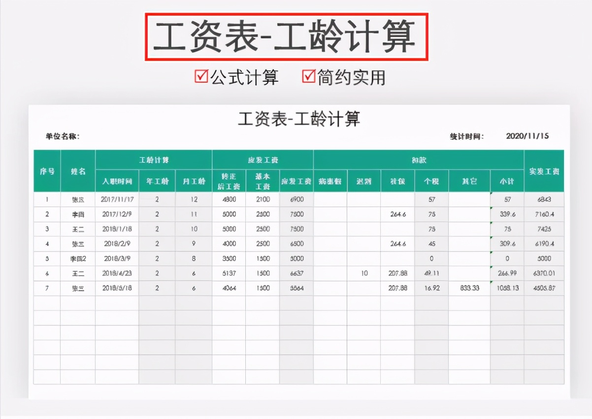 excel工资汇总表格操作大全,excel各种工资表实际操作