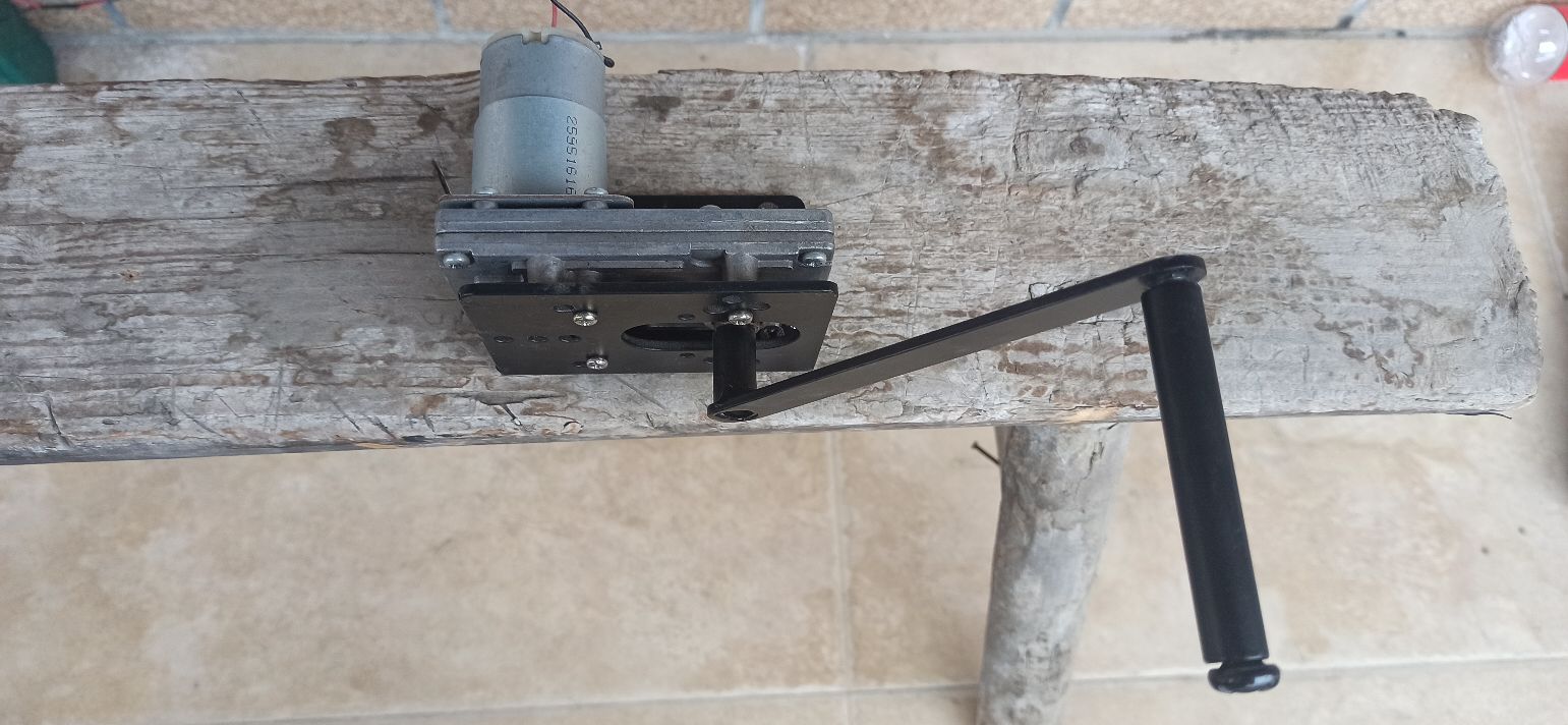 应急手摇发电机,做一个手摇发电机