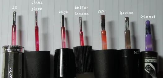 新手涂指甲油教程,指甲油怎么做