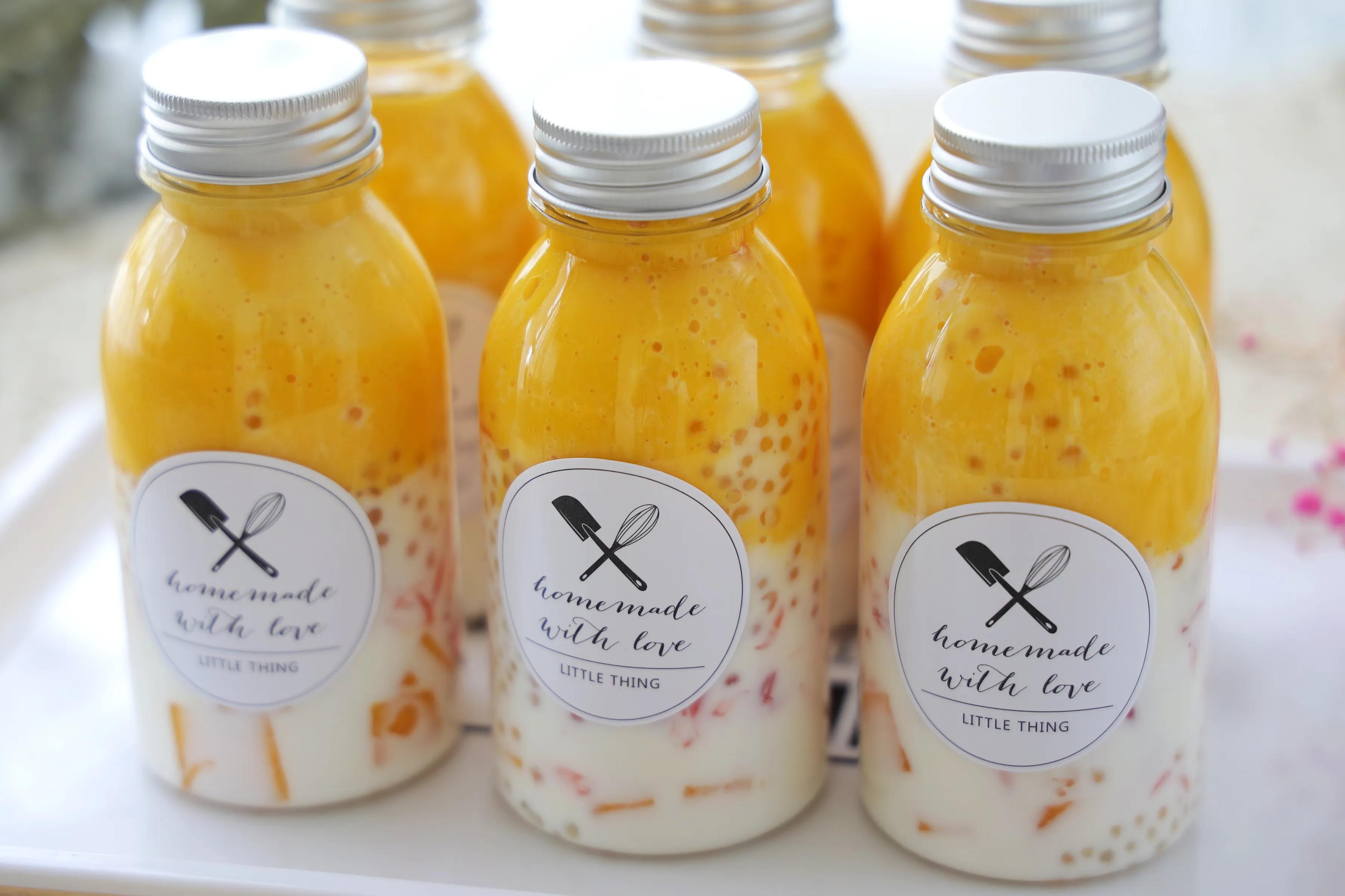 自制网红饮品，杨枝甘露，不加糖，好喝颜值高，夏天喝太安逸了